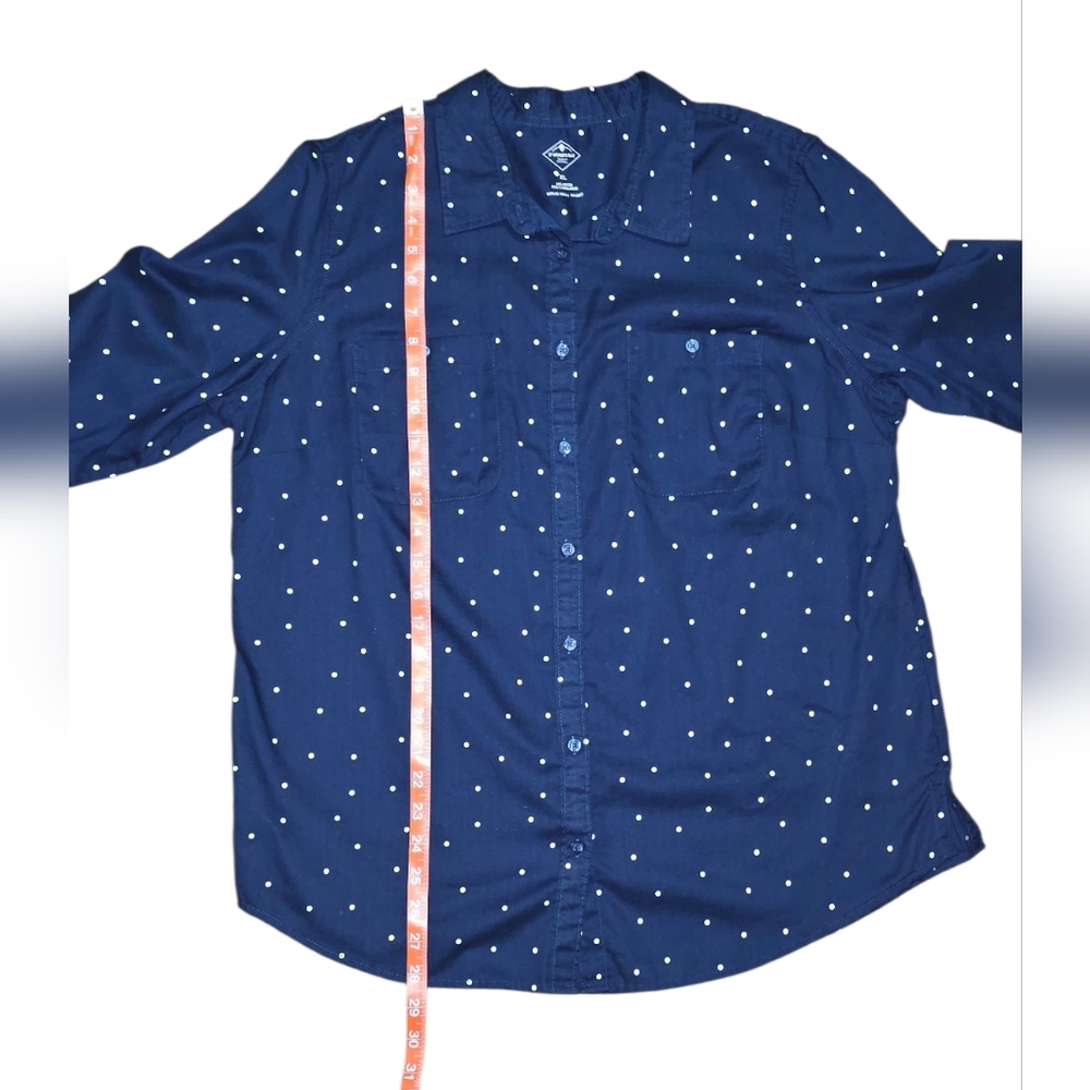 Womens St. John's Bay Button Up - Picture 7 of 9